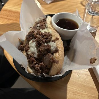 Public and General Restaurant signature dishes Brisket SandwichFried BeetsChicken Wings